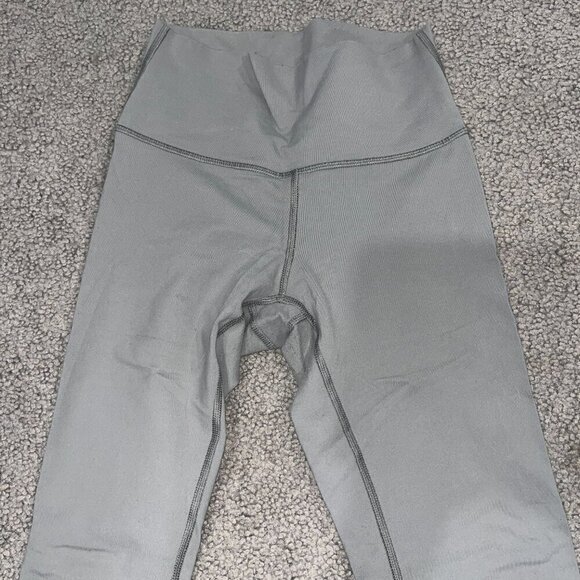 Lululemon REPAIRED Wunder Under High Rise Gray Tights Leggings 25" Inseam  Sz 4 - Picture 2 of 6